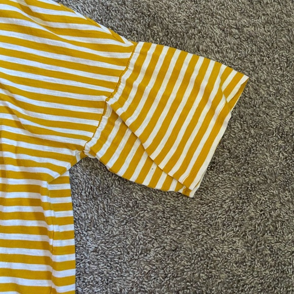 Medium Striped White and Yellow Top! - Picture 2 of 4
